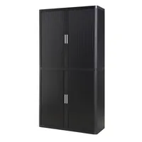 PAPERFLOW Aktenschrank easy Office E2CT0009600051, Kunststoff/Stahl abschließbar, 4 OH, 110 x 204 x 41,5 cm, schwarz 3660141930412 PAPERFL