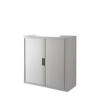 PAPERFLOW Aktenschrank easy Office E1CT0000100044, Kunststoff/Stahl abschließbar, 2 OH, 110 x 104 x 41,5 cm, grün/weiß 3660141929140 PAPER