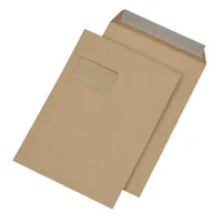 MailMedia Versandtaschen 30005498, C4, mit Fenster, haftklebend, 110g, braun 4003928383060 MailMedia 250 Stück
