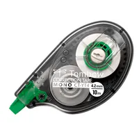 Tombow Korrekturroller CT-YT4 Mono, grau/transparent, 4,2mm x 10m, Einweg, in Blister 4901991585292 Tombow
