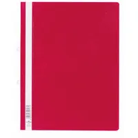 Durable Schnellhefter Serie 2580 258003, A4+, rot, Kunststoff, 80g, Vorderdeckel transparent 4005546201474 Durable