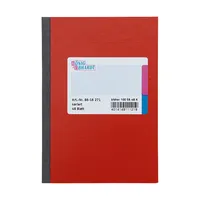 König und Ebhardt Geschäftsbuch 86-16271, rot, A6, kariert, 70g, 48 Blatt / 96 Seiten 4014149111219 König und Ebhardt