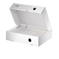Leitz Archivbox Infinity 6100-00-00, A4, weiß, Wellpappe 4002432399024 Leitz