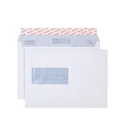 Elco Versandtaschen Proclima 38999, C5, mit Fenster, haftklebend, lange Seite offen, 100g, weiß 7611722015222 Elco 500 Stück