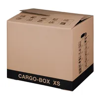 Smartbox Pro Umzugskartons Cargobox Eco XS 222105001 braun, bis DIN A3+, innen 455x345x380mm, Wellkarton 1-wellig 4250414104481 Smartbox Pro