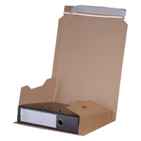 Smartbox Pro Ordnerversandkarton 00069024 braun, für 1 Ordner 80mm, 2 Ordner 35mm, innen 320x290x35-80mm, Wellpappe 4250414106669 Smartbox Pr
