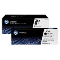 HP CB436A Toner HV für LaserJet P1505/N/M1120 MFP/M1522 MFP (2er Pack) schwarz