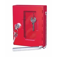 WEDO Notschlüsselkasten signalrot, Zylinderschloss, 15,0 x 4,0 x 12,0 cm, 1 St.
