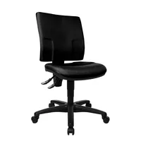 Topstar Bürodrehstuhl U50, schwarz / schwarz, bis 110kg, ohne Kopfstütze 4014296718606 Topstar