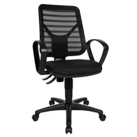 Topstar Bürodrehstuhl Artwork 15, schwarz / schwarz, mit Armlehnen, bis 110kg, ohne Kopfstütze 4067976000508 Topstar