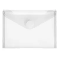 FolderSys Dokumententasche 40116-04, A6, transparent farblos, Polypropylen (PP), Klettverschluss 4250037421606 FolderSys 10 Stück