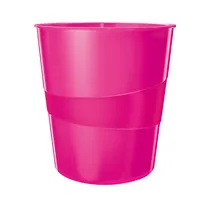 Leitz WOW Waste Bin Kunststoff Pink
