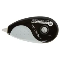 Tombow Korrekturroller CT-CD5C11 Mono Grip, schwarz/weiß, 5mm x 10m, Einweg 4003198405400 Tombow