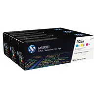 HP Toner 305A cyan, magenta, gelb