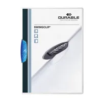 Durable Klemmhefter SWINGCLIP 30 226007, A4 blau, für ca. 30 Blatt, Polypropylen (PP) 80g 4005546205267 Durable