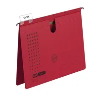 Elba Hängehefter chic ULTIMATE 100552110, A4 rot Karton 240g 4002030851542 Elba 5 Stück