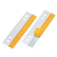 Veloflex Abheftstreifen HEFTFIX 2002 100, 3x10,5cm (BxL), Hartfolie - transparent mit Kunststoffdeckleiste, transparent 4000225200212 Vel 100 Stück