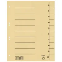 Bene Trennblätter 97300GE A4 gelb 250g  9003260990372 Bene 100 Stück