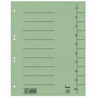 Bene Trennblätter 97300GN A4 grün 250g  9003260990471 Bene 100 Stück
