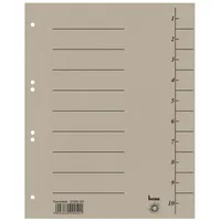 Bene Trennblätter 97300GR A4 grau 250g Karton 9003260990570 Bene 100 Stück