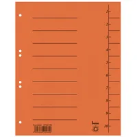 Bene Trennblätter 97300OR A4 orange 250g  9003260990679 Bene 100 Stück