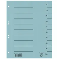 Bene Trennblätter 97300BL A4 blau 250g  9003260990174 Bene 100 Stück