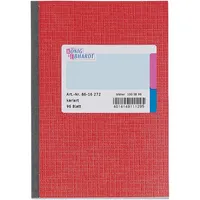 König und Ebhardt Geschäftsbuch 86-16272, rot, A6, kariert, 70g, 96 Blatt / 192 Seiten 4014149111295 König und Ebhardt