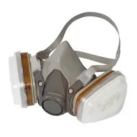 3M Atemschutzmaske 6002C grau FFA2-P2 mit Ausatemventil 5902658103704 3M