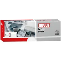 Novus Heftklammern SUPER NE8, 042-0002, Stahldraht verzinkt, Heftleistung 40 Blatt max. 4009729003749 Novus 5000 Blatt