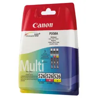 Canon Tintenpatrone CLI-526 C/M/Y cyan, magenta, gelb