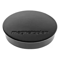 Magnetoplan Haftmagnet Discofix Standard, 1664212, Rund, 30mm Ø, schwarz, 700g 4013695014227 Magnetoplan 10 Stück