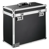 Leitz Hängeregister-Box 6716-00-95, schwarz/chrom, für 15 Mappen A4, mit Deckel 4002432364817 Leitz