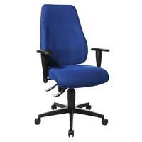 Topstar Bürostuhl Lady Sitness, blau / schwarz, mit Armlehnen, bis 110kg, ohne Kopfstütze 4014296647418 Topstar