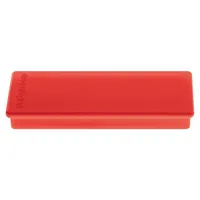 Magnetoplan Haftmagnet Discofix, 1665106, rechteckig, 55x22mm, rot, 1,3kg 4013695011172 Magnetoplan 10 Stück