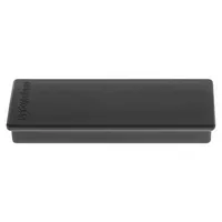 Magnetoplan Haftmagnet Discofix, 1665112, rechteckig, 55x22mm, schwarz, 1,3kg 4013695011196 Magnetoplan 10 Stück
