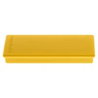 Magnetoplan Haftmagnet Discofix, 1665102, rechteckig, 55x22mm, gelb, 1,3kg 4013695025551 Magnetoplan 10 Stück