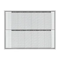 Magnetoplan Jahresplaner 1241212S 121,5x91,5cm magnetisch +Zubehör 4013695045412 Magnetoplan