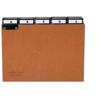 Durable Leitregister Presspann A-Z A5-quer braun 25-teilig 4005546425504 Durable