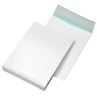 MailMedia Faltentaschen 30007052, B4, ohne Fenster, haftklebend, 40mm-Falte, fadenverstärkt, 125g, weiß 4003928391218 MailMedia 250 Stück