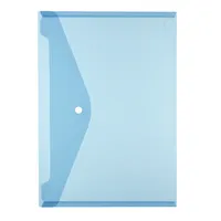Herlitz Dokumententasche Easy orga to go 10657948, Din A4, transparent blau, Polypropylen (PP), Druckknopfverschluss 4008110246116 Herli