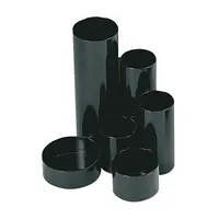 WEDO Stiftehalter Junior Butler schwarz ABS-Kunststoff 6 Fächer 13,5 x 12,0 x 14,8 cm