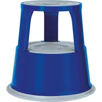 WEDO Rollhocker 212103, 1x 2 Stufen, blau, Stahl 4003801038087 WEDO