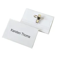 Veloflex Namensschild VELOCARD® Kombiklemme 25 St./Pack.