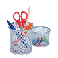 WEDO Stiftehalter-Set silber Metall, lackiert 8,0 / 6,0 x 8,0 / 6,0 x 8,5 / 4,8 cm