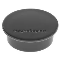 Magnetoplan Haftmagnet Discofix Color, 1662012, Rund, 40mm Ø, schwarz, 2200g 4013695010885 Magnetoplan 10 Stück