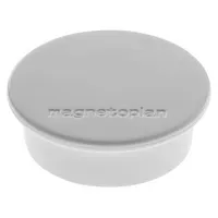 Magnetoplan Haftmagnet Discofix Color, 1662001, Rund, 40mm Ø, grau, 2200g 4013695010830 Magnetoplan 10 Stück