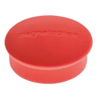 Magnetoplan Haftmagnet Discofix Mini, 1664606, Rund, 20mm Ø, rot, 100g 4013695016351 Magnetoplan 10 Stück