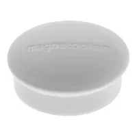 Magnetoplan Haftmagnet Discofix Mini, 1664601, Rund, 20mm Ø, grau, 100g 4013695011240 Magnetoplan 10 Stück