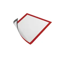 DURABLE Magnetrahmen DURAFRAME® MAGNETIC A4 rot A4, 5 St.