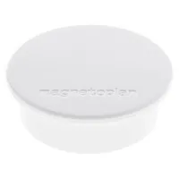 Magnetoplan Haftmagnet Discofix Color, 1662000, Rund, 40mm Ø, weiß, 2200g 4013695010823 Magnetoplan 10 Stück